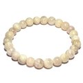 Moonstone 8mm Round Bead Bracelet