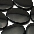 Obsidian Palm Stone ~70x50mm