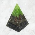 Peridot & Tourmaline Tree Of Life Orgonite ~95mm