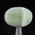 Pistachio Calcite Massage Stone ~39mm