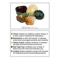 Positivity Crystal Healing Pack & Reference Card