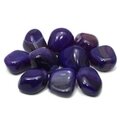 Purple Agate Tumble Stones (20-25mm) - Single Stone