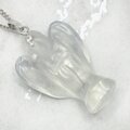 Quartz Angel 925 Silver Pendant - 30mm