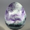 Rainbow Fluorite Crystal Egg  ~47mm