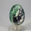 Rainbow Fluorite Crystal Egg ~47mm