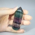 Rainbow Fluorite Crystal Massage Wand ~65mm