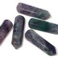 Rainbow Fluorite Crystal Massage Wand ~70mm