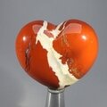 Red Jasper Crystal Heart ~45mm