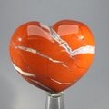Red Jasper Crystal Heart ~45mm