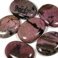 Rhodonite Massage Stone ~38mm