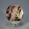 Rhodonite Polished Flat Tumblestone ~42mm