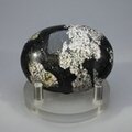 Rhodonite Snowflake Polished Stone ~51mm