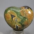 Rhyolite Crystal Heart ~45mm