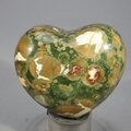 Rhyolite Crystal Heart ~45mm