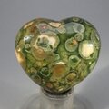 Rhyolite Crystal Heart ~45mm