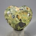 Rhyolite Crystal Heart ~45mm