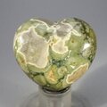 Rhyolite Crystal Heart ~45mm