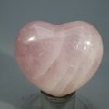 Rose Quartz Crystal Heart  ~45mm