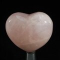 Rose Quartz Crystal Heart  ~45mm