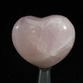Rose Quartz Crystal Heart  ~46mm