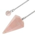 Rose Quartz Crystal Pendulum