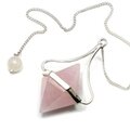 Rose Quartz Double Ended Pendulum