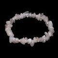Rose Quartz Gemstone Chip Bracelet