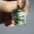 Seraphinite Gemstone Pendant ~29mm