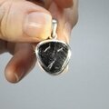 Shungite 925 Silver Pendant ~16mm