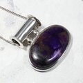 Sugilite Oval 925 Silver Pendant ~31mm