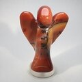 Superior Extra Large Carnelian Angel ~88mm