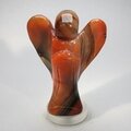 Superior Extra Large Carnelian Angel ~89mm