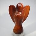 Superior Extra Large Carnelian Angel ~92mm