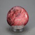 Thulite Polished Flat Stone ~42mm