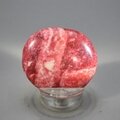 Thulite Polished Flat Stone ~42mm