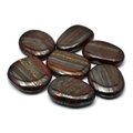 Tiger Iron Flat Tumble Stone ~40-42mm