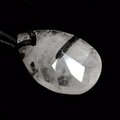 Tourmalinated Quartz Pendant & Wax Cotton Cord ~31mm