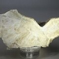 Witherite Mineral Specimen (part-polished) ~90mm