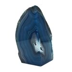 Agate Bookend Single (Blue) ~160x85x68mm