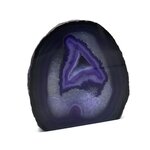 Agate Free-standing Slice (Purple) ~120x113mm
