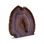 Agate Free-standing Slice (Purple) ~137x122mm