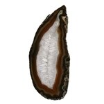 Agate Slice - Banded brown/honey with crystal centre ~ 230mm