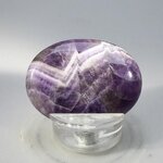 Amethyst Chevron Thumbstone (Extra Grade) ~40x30mm