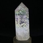 Angel Aura Fire & Ice Quartz Point ~70mm