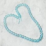 Aqua Aura Beads ~8mm Round