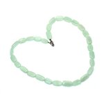 Aquamarine Gemstone Necklace with clasp - 17 inches