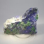 Azurite & Malachite Polished Slice ~60mm