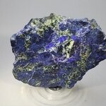 Azurite & Malachite Polished Slice ~69mm