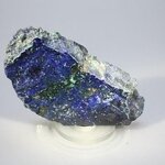 Azurite & Malachite Polished Slice ~77mm