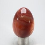 Banded Carnelian Crystal Egg ~48mm